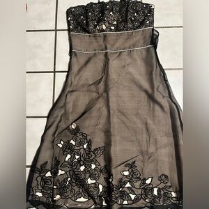 White House Black Market strapless dress